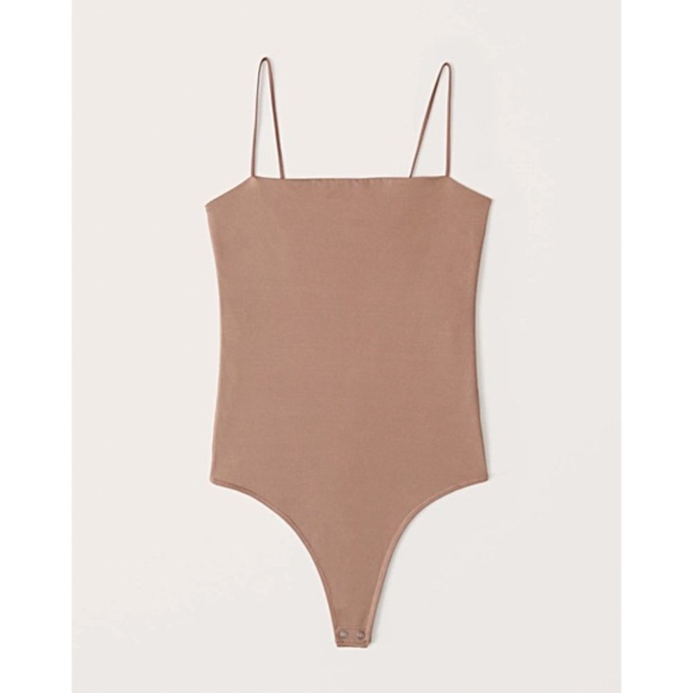 Abercrombie Seamless Satin Cami Bodysuit